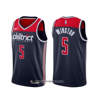 Maillot Washington Wizards Cassius Winston Association 2020-21 Bleu